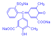 Chemical structure of mordant blue 3