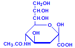 N-acetyl neuraminic acid chemical structure