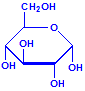 alpha-D-glucopyranose chemical structure