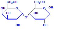 Lactose chemical structure