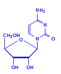Nucleoside cytidine chemical structure