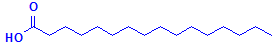 Palmitic acid chemical structure