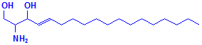 Sphingosine chemical structure