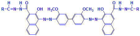 NAH aldehyde azocoupling chemical structure