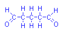 Glutaraldehyde chemical structure