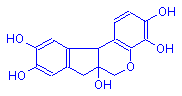 Hematoxylin chemical structure