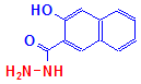Naphthoic acid hydrazide chemical structure
