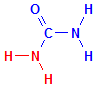 Urea explicit chemical structure